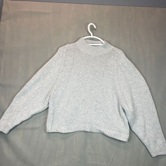 Old Navy Women’s Sweater Small Gray Pullover Recycled Yarn Soft Cozy Warm Casual - Picture 1 of 6